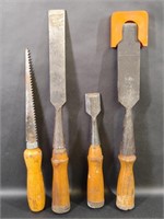 Wood Chisel Set, Drywall Saw