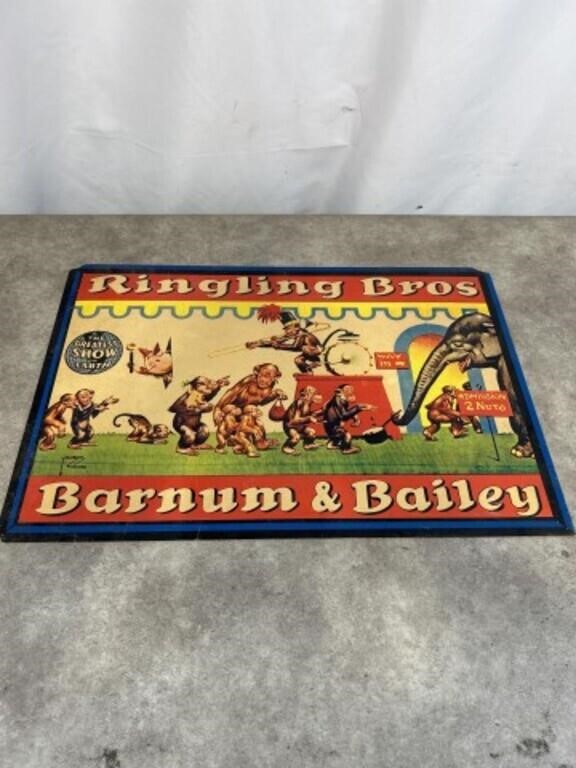 Vintage Ringling Bros Barnum and Bailey poster