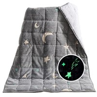 Sivio Kids Glow in The Dark Weighted Blanket 3lbs,