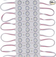 200 PCS DC12V White 6500K Injection 3 LED Module 1