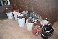Contents- Buckets Of Plumbing & Other Parts