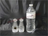 German Onieda Crystal Salt & Pepper Set