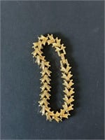 Napier Golden Laurel Wreath Bracelet