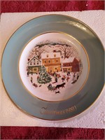 Country Christmas 1980 Christmas Plate