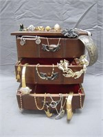 Costume Jewelry In A Cool Storage Box