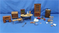Dollhouse Miniature Furniture/Access--Very Nice