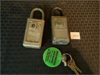 Vintage Lock Boxes & Keys