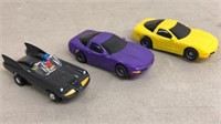 3 HO slot cars