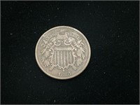 1868 2 cent piece