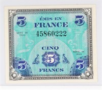 ANTIQUE FOREIGN MILITARY BANK NOTE