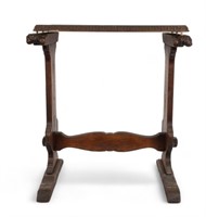 Rose Valley Style Carved Oak Table