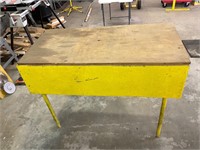 Metal & Wood Work Table