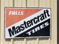 Falls Mastercraft Tires Sign