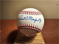 Robert D. Manford Jr Signed Baseball