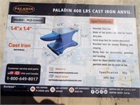 UNUSED 2024 Paladin 400 Lb Cast Iron Anvil