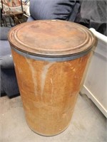 Industrial Cardboard Barrel w/ Contents