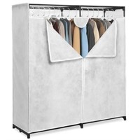 Whitmor White 60-inch, Extra-Wide Clothes Closet