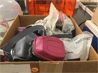 BOX OF RESPIRATORS -SOME NEW- SOME USED