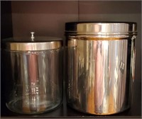 Glass and Stainless Steel Canisters