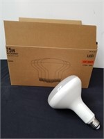 6 New 75 watt soft white LED indoor bulbs