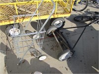 2 wheeled wire basket & reel type push mower
