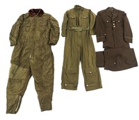 WWII US AAF - USN FLIGHT SUIT AND UNIFORM LOT