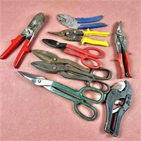 Lot of Sheet Metal Shears