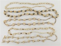 5 Vintage Shell Necklaces