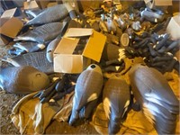 Lg. Group of Decoys & Decoy Parts