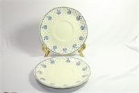 Set of 2 Vintage Cream Petal Gridley Small Plates