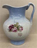 Stoneware water pitcher