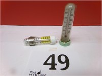 2PC  THERMOMETERS  ADVERTISING