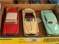 TRAY- DIE CAST MIXED ASSORTED COLLECTOR CARS