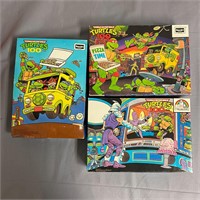 Teenage Mutant Ninja Turtles TMNT Puzzle Lot of 3