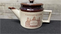 Vintage Canadian Abenakis Pottery Coffee Pot 6" Hi