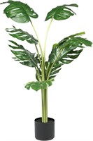 Large Artificial Monstera Faux Plant - 4 Feet