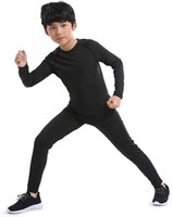 2PCS Boy's Long Sleeve Compression Set