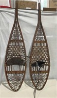 Wooden / Leather Snow Shoes 48x12