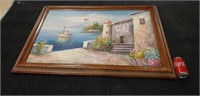 Framed Signed Painting Wall Art