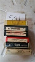 6) ROCK N ROLL 8 TRACK TAPES