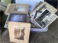 Lidded Tote of Antique and Vintage Photos (Front