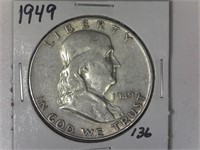 1949 Franklin Half Dollar