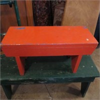 Primitive Orange Bench