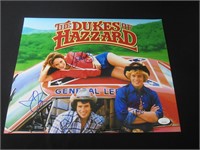 Dukes of Hazzard signed 11x14 photo JSA COA