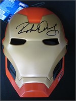 Robert Downey Jr signed mask COA