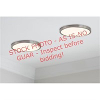 Project Source 14in Ceiling Lights, 2 Pack