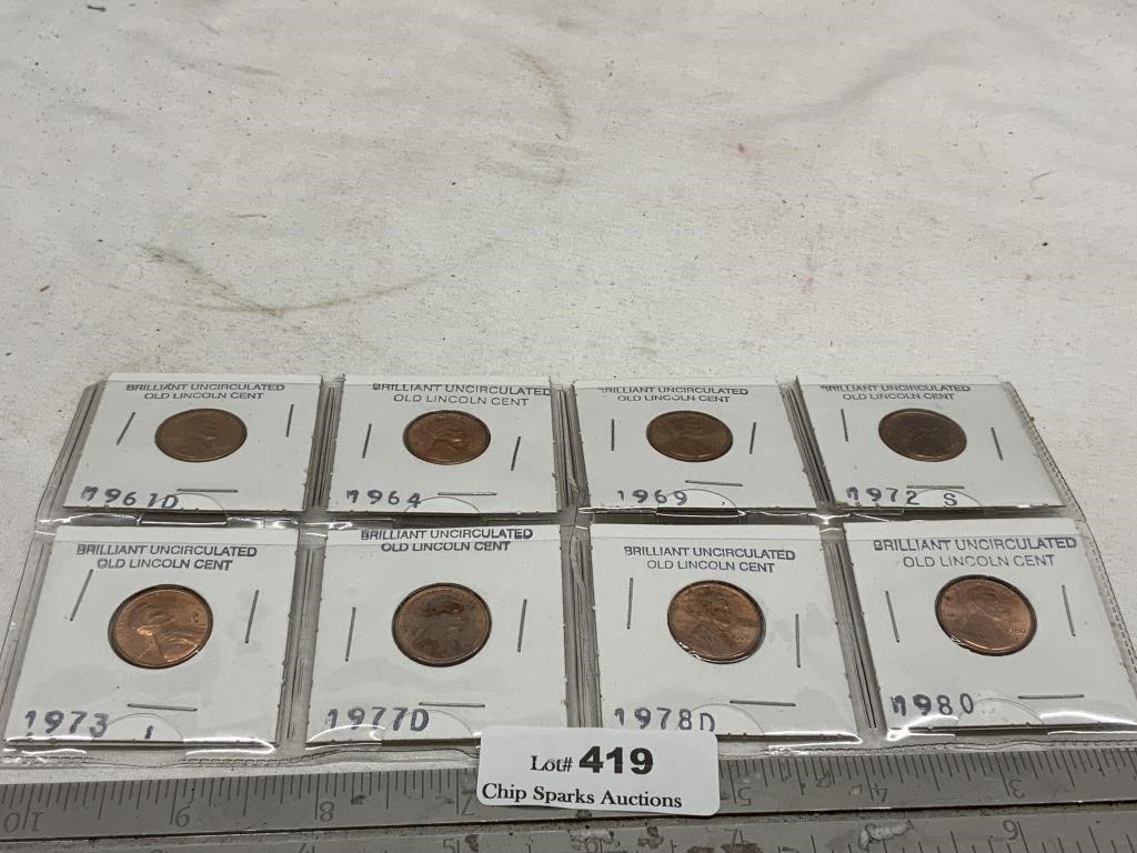 BU Lincoln Cents Lot