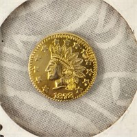 13 Star 1872 Indian Head Gold Coin