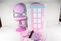 American Girl Salon & Spa Set Up - with Chair