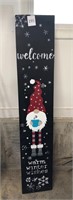 Gnome Winter Decor Sign